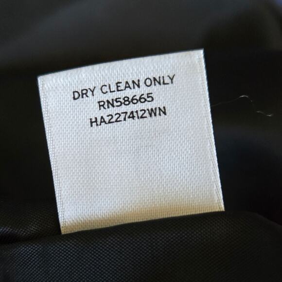 Halogen Floral Cotton Silk Blend A-Line Skirt Pockets Size 18W Black White - Picture 5 of 6